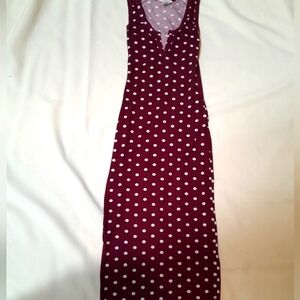 Vintage Poka-dot Bodycon Dress